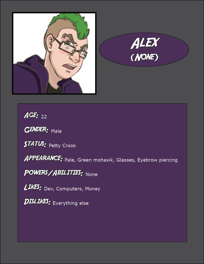 Alex Character Bio